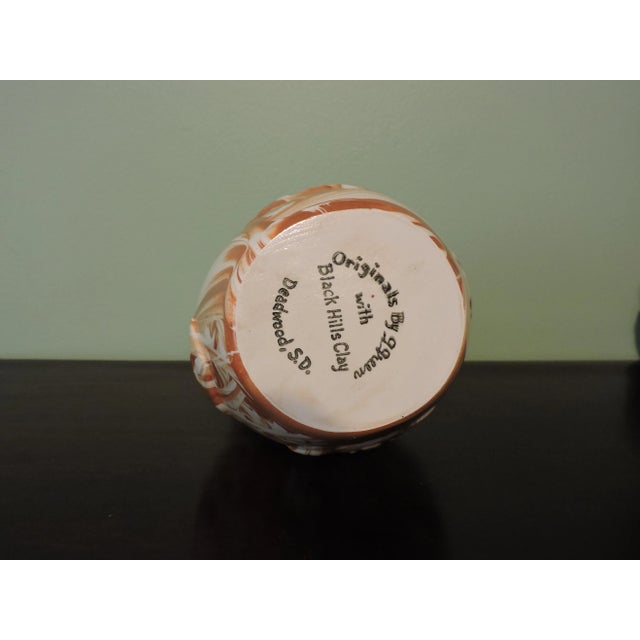 White Vintage 1980s Traditional Native Wedding Bud Vase For Sale - Image 8 of 12