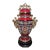 Monumental Chinese Cloisonné Peace Vase | Master-Designed Gilt Dragon Handles With Box For Sale