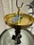 1930s Vintage Flush Mount Fixture With Vintage Glass Shade For Sale - Image 5 of 9