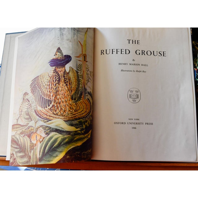 "The Ruffed Grouse" — Henry Marion Hall — First Edition 1946 — Oxford University Press — Illustrated by Ralph Ray For Sale In Washington DC - Image 6 of 14