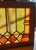 Antique Willet Studio Slag Glass Window Panel in Hand-Crafted Maple Frame – Piece 2 of 2 For Sale - Image 4 of 13
