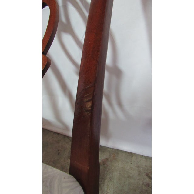 Brown 1980s Solid Mahogany Set Chippendale Dining Room Chairs For Sale - Image 8 of 15
