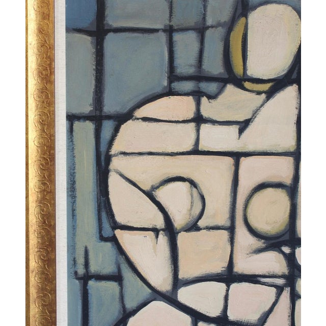 Postwar European Artist, The Vanguard Series Nr. XXVI Abstract Composition, 1950s-1970s, Oil on Board, Framed For Sale - Image 3 of 15