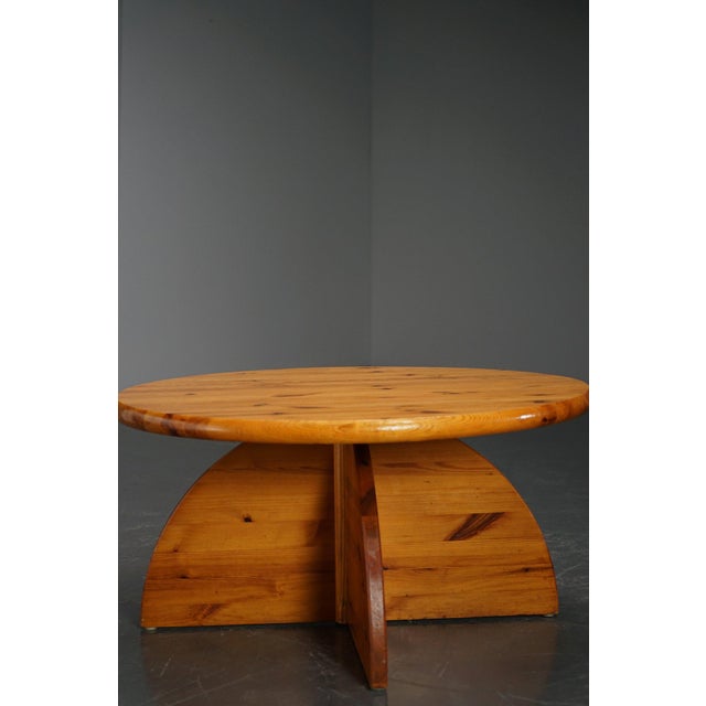 Semicircle Coffee Table, 1970s For Sale - Image 9 of 13