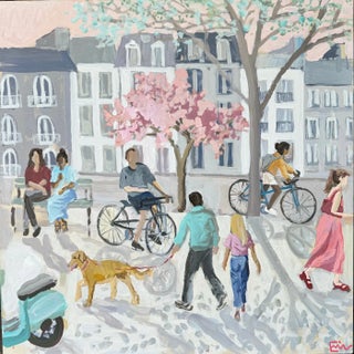 "Paris People" Original Painting For Sale