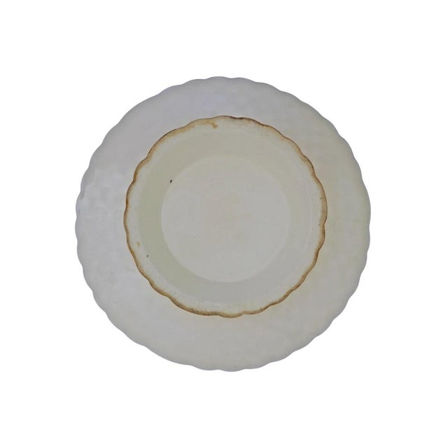 19th Century Antique Minton Compote in Newcastle Pattern Centerpiece or Console Décor For Sale - Image 5 of 6