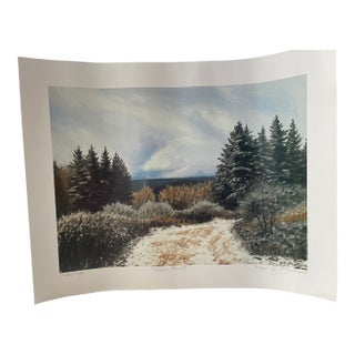 "View Point" Signed Print by Wayne Michaud For Sale