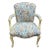 Vintage Upholstered Accent Arm Chair C.1940 For Sale