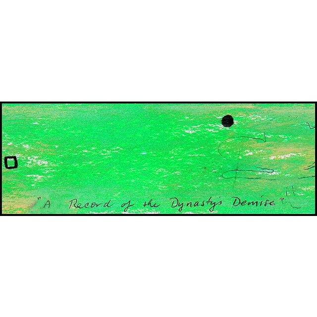 Abstract Late 20th Century A Record of the Dynasty's Demise, Christopher Brown For Sale - Image 3 of 4