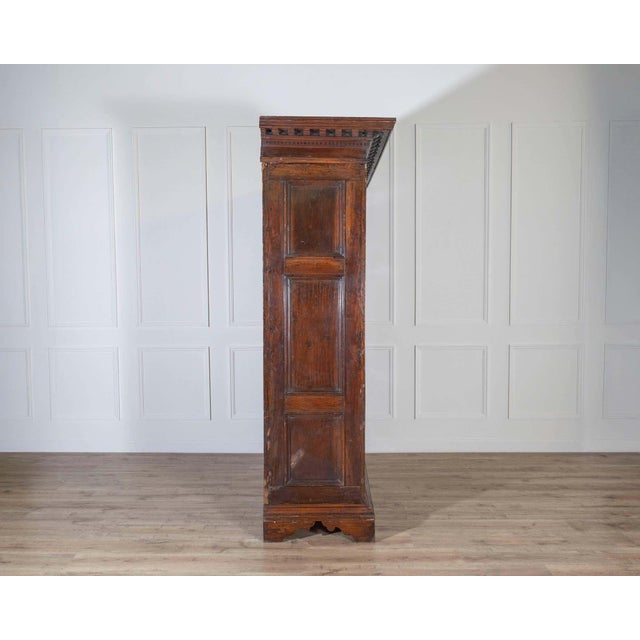 17th-Century Lombard Walnut Wardrobe with Paneled Doors — Brescia, Italy For Sale In Atlanta - Image 6 of 8