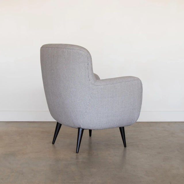 Pair of 1960's Italian Upholstered Armchairs For Sale - Image 10 of 12