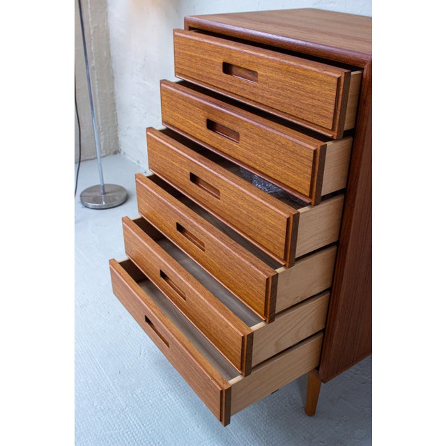 Danish Chest of Drawers in Teak, 1980s For Sale - Image 12 of 14