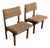 Chairs with Adjustable Seats and Backrests in the style of Gerrit Thomas Rietveld, 1950s, Set of 2 For Sale