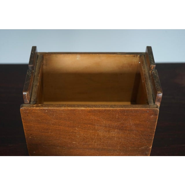 Dutch Amsterdam School Plywood Box, 1930s For Sale - Image 9 of 11