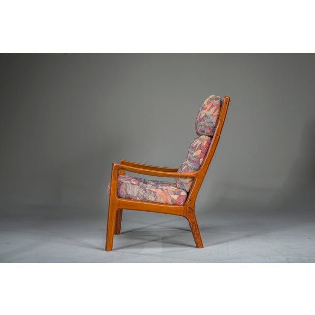 Elegant senator lounge chair designed by ole wanscher for cado, denmark, 1960s. Crafted in solid teak with beautifully...