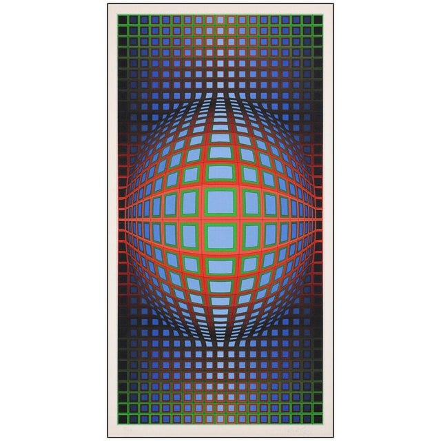 Op Art Mid 20th Century Kerek, Victor Vasarely For Sale - Image 3 of 7