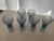 Mid-Century Modern Set of 6 Blue Murano Glasses by Arnolfo Di Cambio C 1970s For Sale - Image 3 of 12
