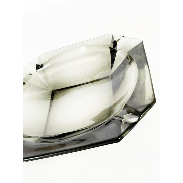 Glass Vintage Glass Ashtray, France, 1970s For Sale - Image 7 of 11