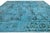 Textile Blue Antique Persian Overdyed Wool Rug With Allover Motif For Sale - Image 7 of 10