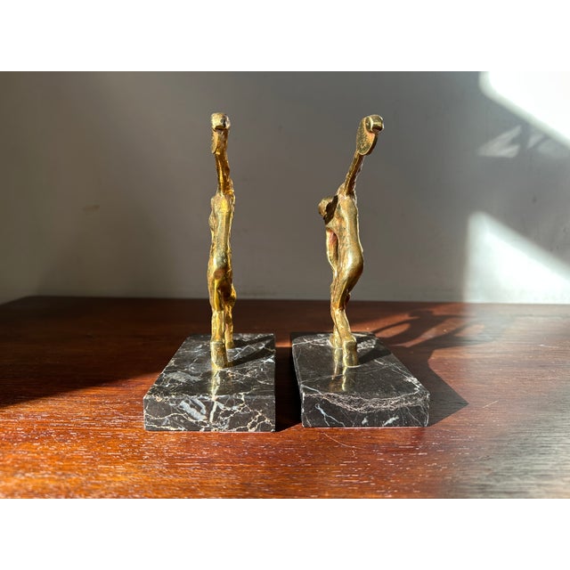1960s Vintage Brutalist Bookends, 1970s, Set of 2 For Sale - Image 5 of 17