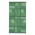 Rug & Kilim’s Scandinavian-Inspired Accent Rug With Green Geometric Patterns For Sale