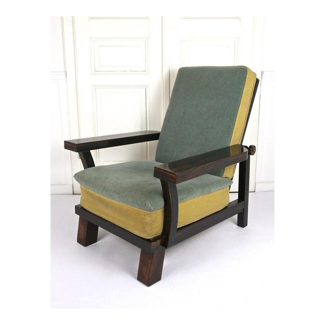 Real rare, exceptional example of Fritz Gross´s "Sitzmaschine" - literally translated "seating machine". A timeless...