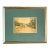 Vintage Bridge Landscape Art in Frame For Sale