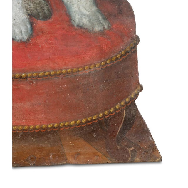 Tole Dummy Board, 1860s For Sale - Image 4 of 9