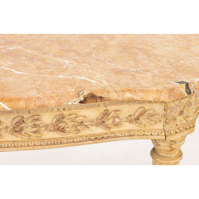 Early 20th Century Neoclassical Style Demilune Console Table For Sale - Image 5 of 8
