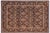 Black Shabby Chic 1990's Floral Pak-Persian Black/Black Wool Rug - 8'11'' X 12'2'' For Sale - Image 8 of 9