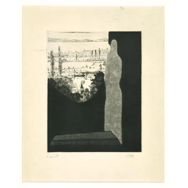 Figure in the Landscape is an original contemprary artwork realized by Robert Naly in the middle of the XX Century....