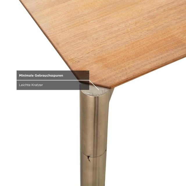 Extendable Dining Table in Walnut For Sale - Image 10 of 16