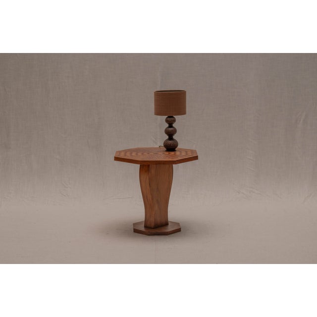 Mid-Century Marquetry Side Table, 1960s For Sale - Image 12 of 12