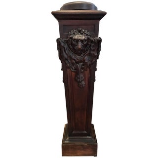 19th Century Neoclassical Walnut Pedestal For Sale