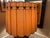 Vintage Chinoiserie Toleware Tea Canister Lamp With Pleated Shade For Sale - Image 9 of 13