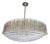 Tiered glass prism chandelier by Venini For Sale