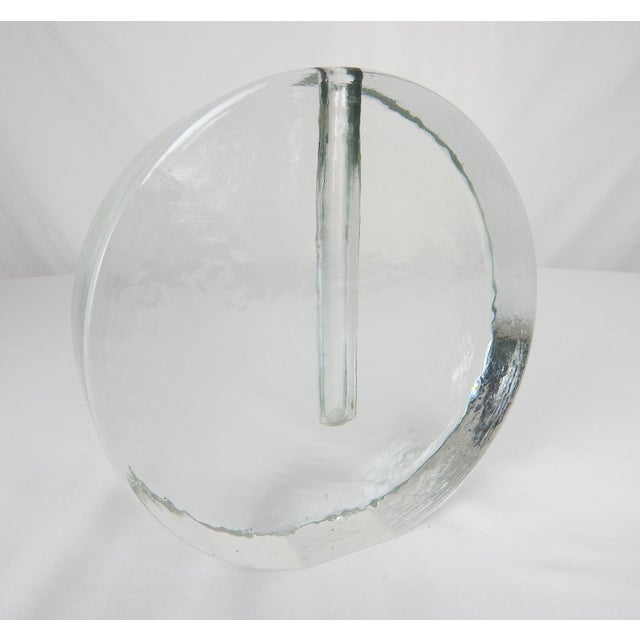 Glass Vintage Wiesenthalhutte "Solifleur" West German Glass Bud Vase For Sale - Image 7 of 12