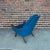 Blue Adrian Pearsall Lounge Chair With Wood Arms For Sale - Image 8 of 10