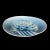 Mid 20th Century Vintage Madeline California Pottery Porcelain Blue Iridescent Candy Dish Bowl For Sale - Image 5 of 13