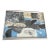 “Blue Rhythm” Original Mixed-Media Collage by Nancy Smith For Sale