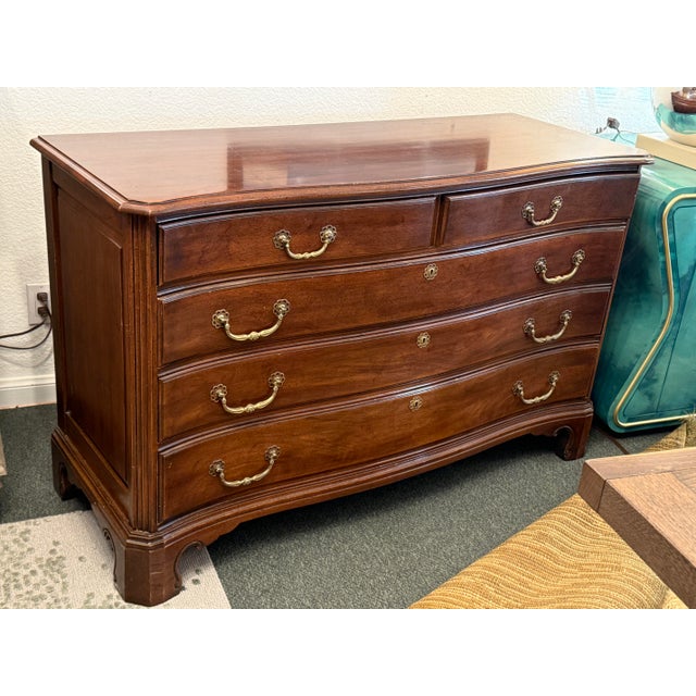 Davis Cabinet Company Davis Cabinet Company Mahogany Chest of Drawers For Sale - Image 4 of 12