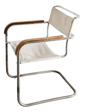 Early Mid-Century B34 Armchair by Marcel Breuer, 1930s