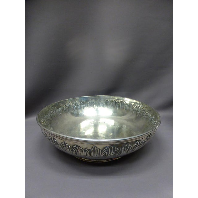 19th Century Silver Plated Basin and Ewer, Set of 2 For Sale - Image 3 of 12