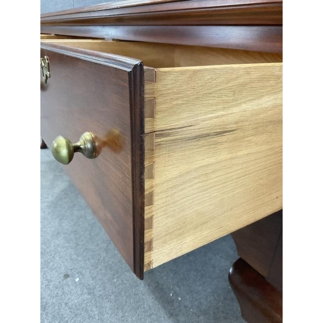 Wood 1970s Henkel Harris Solid Wild Black Cherry Sideboard - Virginia Galleries For Sale - Image 7 of 13
