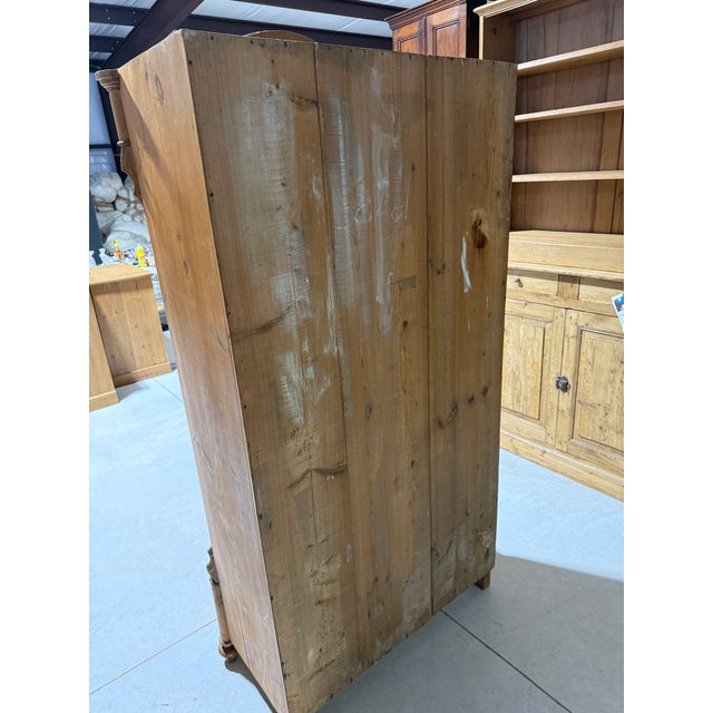 Antique Pine Two Door Cupboard From England For Sale - Image 18 of 18