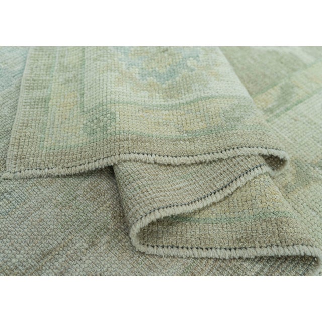 Textile Turkish Oushak Rug 6'2" x 8'9" #19316 For Sale - Image 7 of 8
