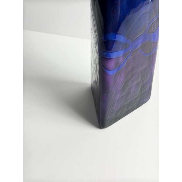 A striking Postmodern art glass vase designed by Colin Terris for Caithness Glass, titled Xanadu and produced in Scotland...