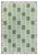 Contemporary Flatweave Geometric Ivory Hand-Knotted Rug by Doris Leslie Blau For Sale