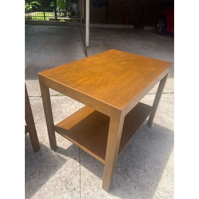 Pair Edward Wormley Dunbar Side Tables For Sale In Houston - Image 6 of 8