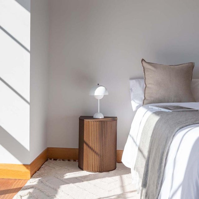 Duna Shifting Stool in Walnut by Woodendot For Sale - Image 9 of 15